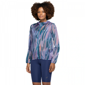 Imagem da oferta Jaqueta Corta-Vento ASICS com Capuz Osaka Estampada Color Sumi - Feminino
