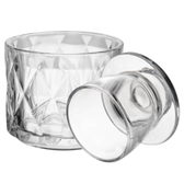 Imagem da oferta Manteigueira Francesa Diamond 9,5cm Vidro Lyor para Manteiga Patês Pastas Mesa Posta Café da Manhã Brunch Prática