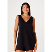 Imagem da oferta Macacão Feminino Evasê Decote V Hering