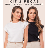 Imagem da oferta Kit 2 Regata Muscle Tee Feminina