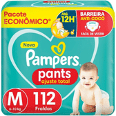 Imagem da oferta Fralda Pampers Pants Ajuste Total Tamanho M 112 Unidades