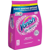 Imagem da oferta Tira Manchas em P Vanish Oxi Action Pink Refil 1kg para Roupas Coloridas Sem Cloro com Percarbonato Remove Manc