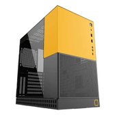 Imagem da oferta Gabinete Geometric Future Model4 King Arthur Preto e Amarelo