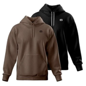 Imagem da oferta Kit 2 Blusa de Moletom Canguru com Capuz Confortável Estilo Casual Siri