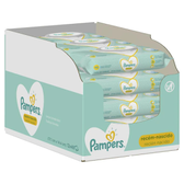 Imagem da oferta Lenços Umedecidos Pampers Recém-Nascido - 12 pacotes com 48 lenços Cada (Total 576 unidades)