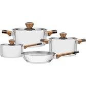 Imagem da oferta Jogo de Panelas Tramontina Inox 4 Peças