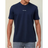 Imagem da oferta Camiseta Calvin Klein Flame Front Logo Azul Marinho