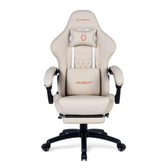 Imagem da oferta Cadeira Gamer Husky Tempest 700, Até 145kg, Almofadas, Reclinável 150º, PU, Descanso para Pés, Branca - HCG700BR