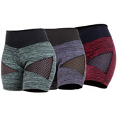 Imagem da oferta Kit 3 Shorts Riscas com Detalhe em Tela GALVIC
