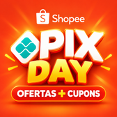Imagem da oferta PIX DAY SHOPEE! Ofertas imperdíveis + cupons para economizar ainda mais! Aproveite antes que acabe!
