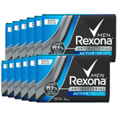 Imagem da oferta Kit Sabonete Rexona Men Active 84g - 12 Unidades