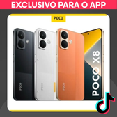 Imagem da oferta Celular Xiaomi POCO X8 5G NFC 128GB 256GB 8340mAh Tela 6.83" AMOLED Câmera Principal 50 MP