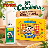 Imagem da oferta Kit Perfume Cebolinha + Estojo De Sabonetes Chico Bento
