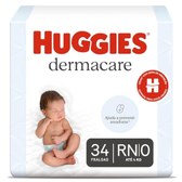 Imagem da oferta Fralda Huggies Premium Dermacare RN - 34 Un
