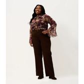 Imagem da oferta Calça Sarja Cotelê Reta Curve & Plus Size
