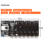 Imagem da oferta Placa-Mãe de Mineração jingsha BTC-T37 Ddr3