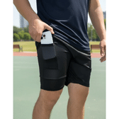 Imagem da oferta Kit 4 Shorts 2 Em 1 Dryfit Masculino Corrida Academia Treino