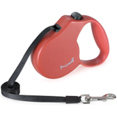 Imagem da oferta Guia Retrátil Safe Walk Emborrachada Fita 5m até 18kgs Vermelho Mimo
