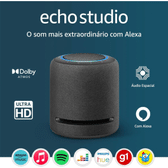 Imagem da oferta Echo Studio - Smart Speaker com áudio de alta fidelidade e Alexa
