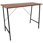 Imagem da oferta Mesa Multiuso Retangular 80x50x93cm MDF Marrom Kesh