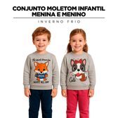 Imagem da oferta Conjunto Moletom Infantil MeninaMenino 1-8 anos