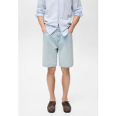 Imagem da oferta Bermuda Jeans Mango Reta Onda Azul