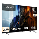 Imagem da oferta Smart TV TCL 65 Polegadas QLED 4K P8K WiFi Bluetooth Google TV 144Hz HDR10+ Dolby Atmos Vision 65P8K