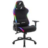 Imagem da oferta Cadeira Gamer SuperFrame Iris RGB Reclinável Tecido 4D Preta