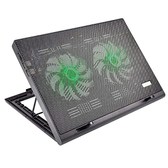 Imagem da oferta Cooler Para Notebook Warrior Power Gamer Led Verde - Ac267