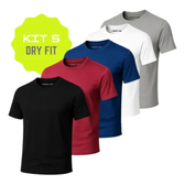 Imagem da oferta Kit 5 Camisa Masculina Termica Academia Dry Fit Malha Fria