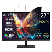 Imagem da oferta Monitor Arzopa 27'' QHD Fast IPS 180Hz 2K FreeSync