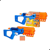 Imagem da oferta Nerf N Series Topbreaker, Lançador em plástico azul e laranja com 4 dardos