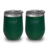Imagem da oferta Dois Copos Térmico Com Tampa iChef Smart Cup 350 ml