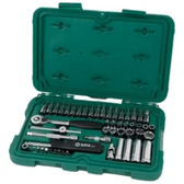 Imagem da oferta Jogo de 54 Soquetes Sextavados 14 Pol SATA-ST09002SJ