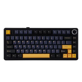 Imagem da oferta Teclado Mecânico Aula F75 Preto Sem Fio Tri Mode 75% Hotswap Rgb Idioma Inglês Us