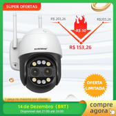 Imagem da oferta Câmera de segurança BOAVISION 2K 4MP no TF Card EU Plug