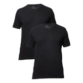 Imagem da oferta Kit Com 2 Camisetas Masculina Crew-neck Calvin Klein Preto Liso G Lisa