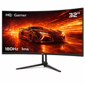 Imagem da oferta Monitor Gamer HQ Ultra 32" Curvo 1ms, 180Hz, Quad HD (QHD) - 2560x1440, AMD FreeSync, HDMI, DP, HQ32C180