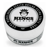 Imagem da oferta Cera Modeladora Kings Premium Efeito Brilho Extra Forte 150g