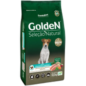 Imagem da oferta Ração Golden Seleção Natural Cães Adultos Porte Pequeno Frango e Arroz Mini Bits 10,1 Kg