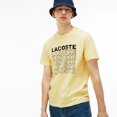 Imagem da oferta Camiseta Lacoste Masculina em Jérsei com Decote Careca e Escrita de Crocodilo