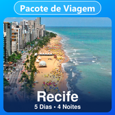 Imagem da oferta Pacote de Viagem para Recife: Hotel + Passagem Aérea (5 Dias e 4 Noites)