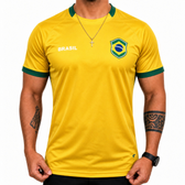 Imagem da oferta Camisa Brasil IPE Amarela Dry Camiseta Masculina Tradição Blusa Premium