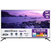 Imagem da oferta TV Smart TV 50” Britânia Roku TV LED Dolby Audio BTV50VA4REGB