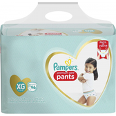 Imagem da oferta Fralda Pampers Pants Premium Care XG (Total 96 unidades)