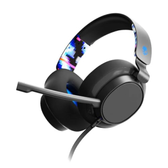 Imagem da oferta Fone de ouvido sem fio Skullcandy Slyr para jogos com fio multi-plataforma funciona com Xbox Playstation e PC - Blue Di