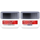 Imagem da oferta Kit Hidratante Facial L'Oréal Paris Revitalift Hialurônico Diurno FPS 20 + Noturno Tratamento Antirrugas e Preenchedo