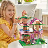 Imagem da oferta Brastoy Blocos De Montar Cabana De Árvore Dos Sonhos 504 Pcs 504 Cabana De Árvore De Sonho