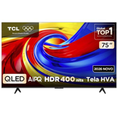 Imagem da oferta Smart TV TCL 75 Polegadas QLED 4K P7L WiFi Bluetooth Google TV HDR10+ 120 Hz VRR AIPQ 75P7L