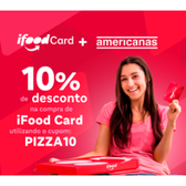 Imagem da oferta Ganhe 10% de desconto no iFood Card pelo site ou app Americanas
